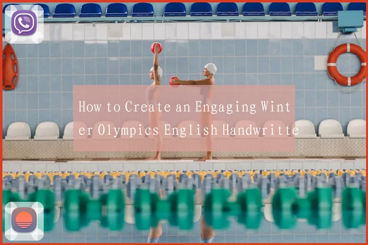 How to Create an Engaging Winter Olympics English Handwritten Newspaper